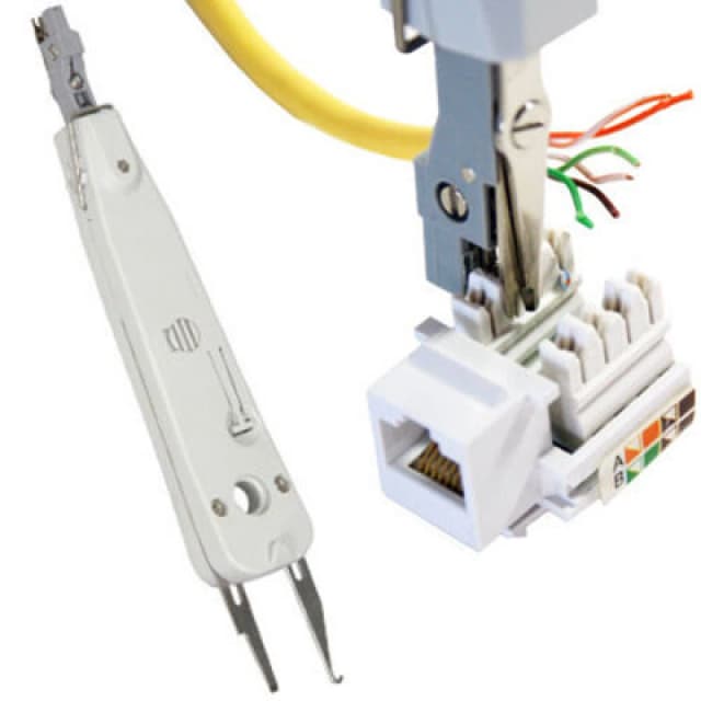 Loops IDC Punch Push Down Tool CAT5e CAT6 RJ11 Network For Keystone Krone Wall Plate Multi