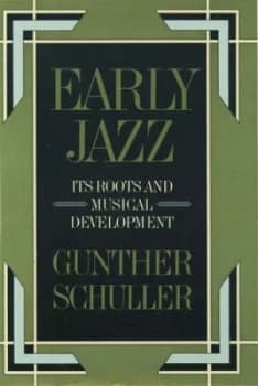 Early Jazz by Gunther Schuller Book