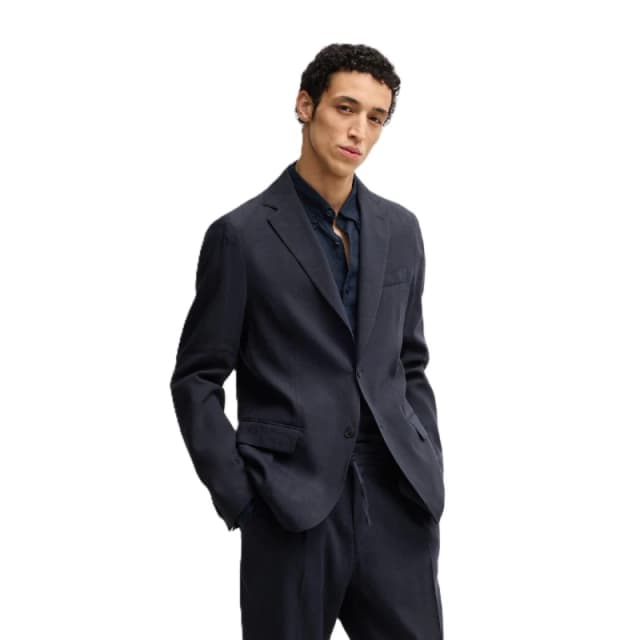 Boss Mens Blazer Dark Blue male 38 (48)