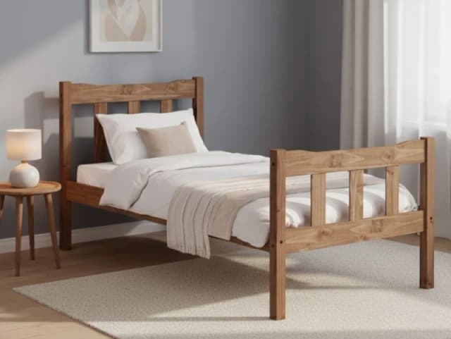LPD Havana 3ft Single Pine Wooden Bed Frame