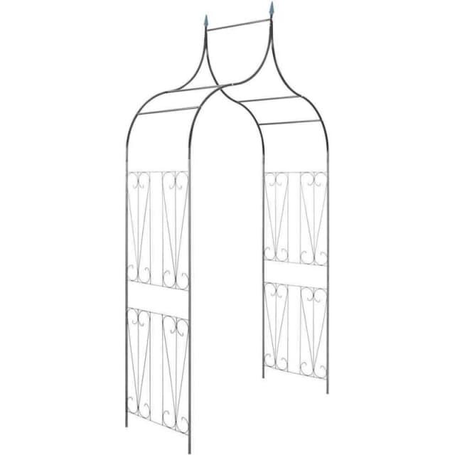 VIDAXL Vidaxl - Garden Arch Spike Design Climbing Plants Dark Green 40777