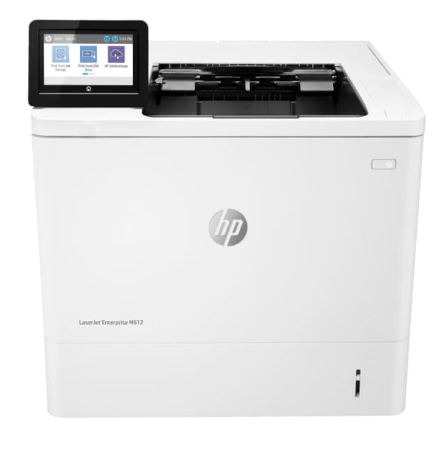 HP LaserJet Enterprise M612dn Black and white Printer, Ethernet Only; Duplex 7PS86A