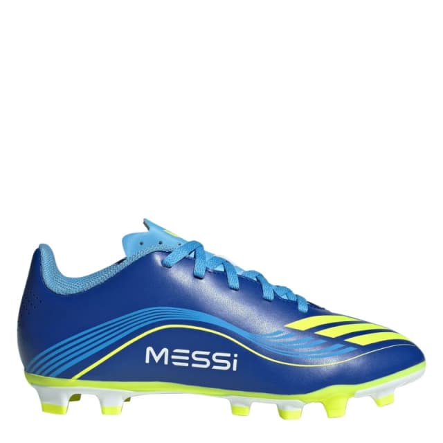 adidas F50 League Childrens Firm Ground Football Boots - Blue Male C11