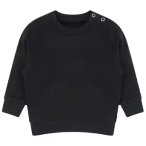 Larkwood Childrens/Kids Sustainable Sweatshirt (0-6 Months) (Black)