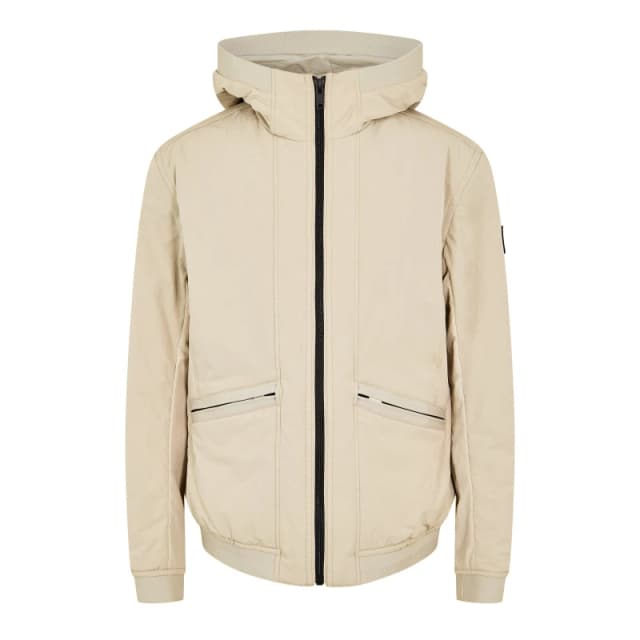 Boss Mens Ogmare Softshell Jacket Light Beige male 36 (46)