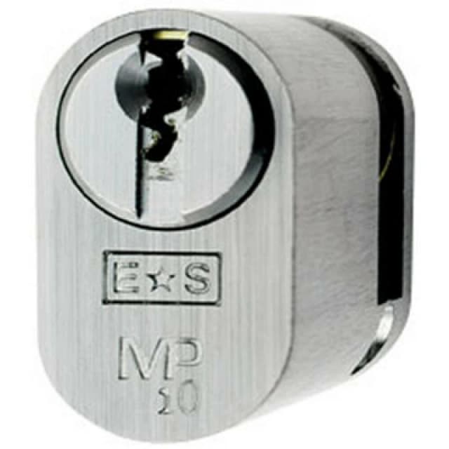 Loops 42mm Oval Single Cylinder Lock Keyed Alike 10 Pin Polished Chrome Door Lock Multi unisex