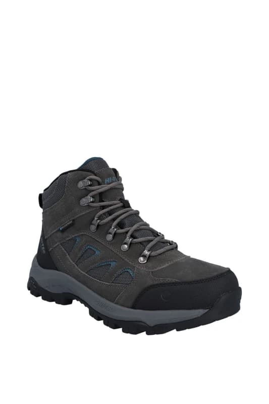 Hi Tec Mens Bandera Expedition Hi Walking Boots UK Size 13 (EU 47) Dark Gull Grey Harbour Mist HIT172-DKGREY-13