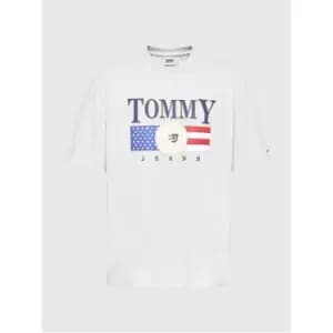 Tommy Jeans Tjm Skater Tj Luxe Usa Tee - Grey