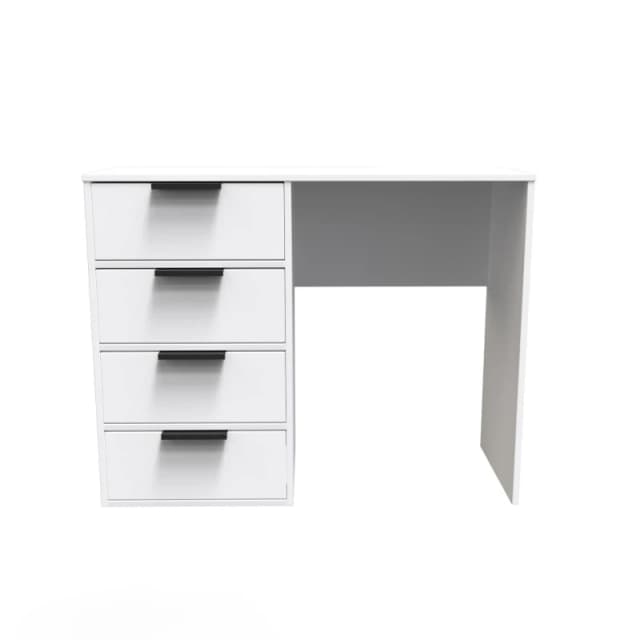 Madrid 4 Drawer Vanity In White Matt (Ready Assembled)