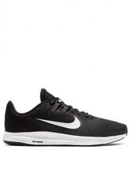 Nike Downshifter 9 - Black/White, Size 7, Men