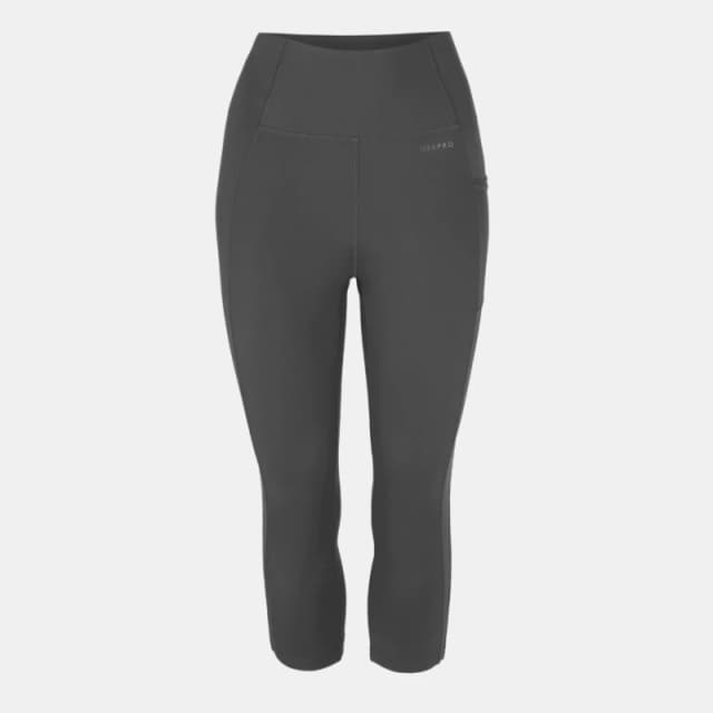 USA Pro USA Pro High Rise Capri Cropped Leggings Ladies Charcoal female 6 (34)