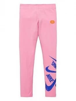Nike Sportswear Older Girls Marker Leggings - Pink