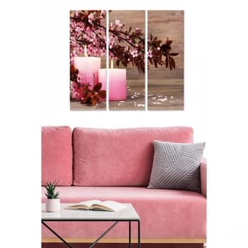 MDF7323785 Multicolor Decorative MDF Painting (3 Pieces)