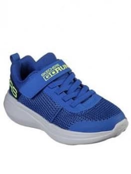 Skechers Boys Go Run 600 Trainer, Blue, Size 1.5 Older