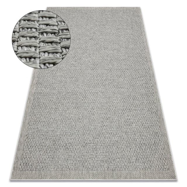 RugsX Carpet Origi 3667 Grey - Flat-Woven Sisal String 78X150 Cm