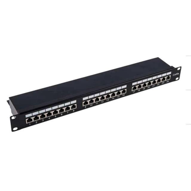 FDL 24 PORT CAT.6A SHIELDED PATCH PANEL - 1U