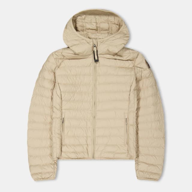 Parajumpers Kids Juliet Water Resistant Hooded Long Sleeve Short Puffer Jacket Sunkissed 0253 female 14Y