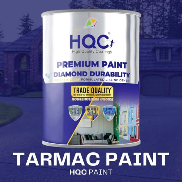 HQC PAINTS Tarmac Reviver & Restorer Paint - 10L in Black Unisex 10L