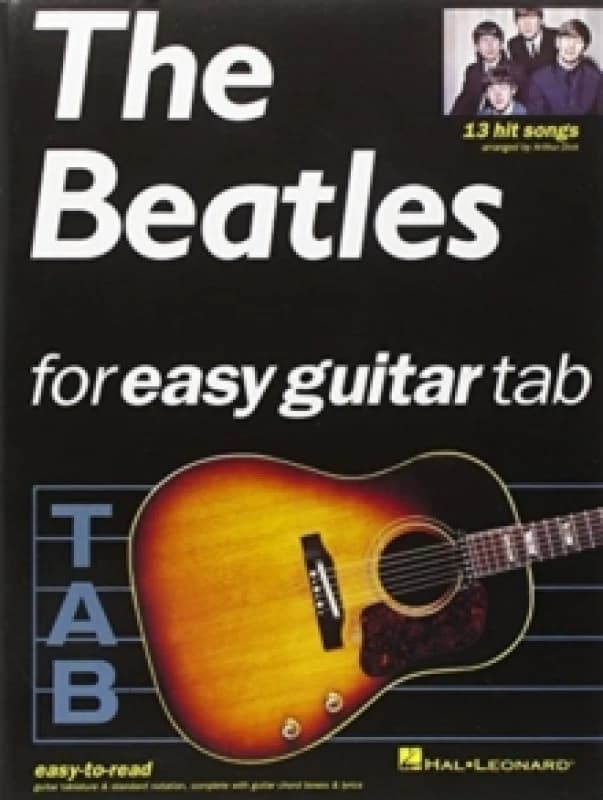 The Beatles for Easy Guitar Tab Paperback