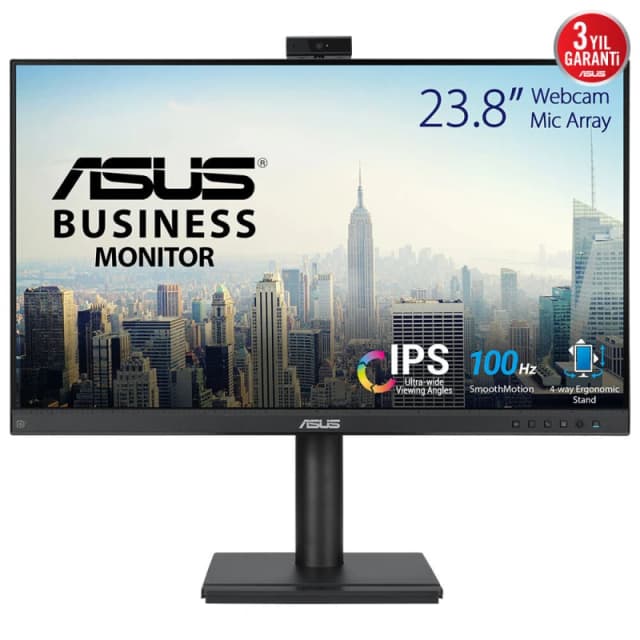 Asus ASUS BE249QFK computer monitor 60.5cm (23.8") 1920 x 1080 pixels Full HD LCD Black 90LM01V1-B03370