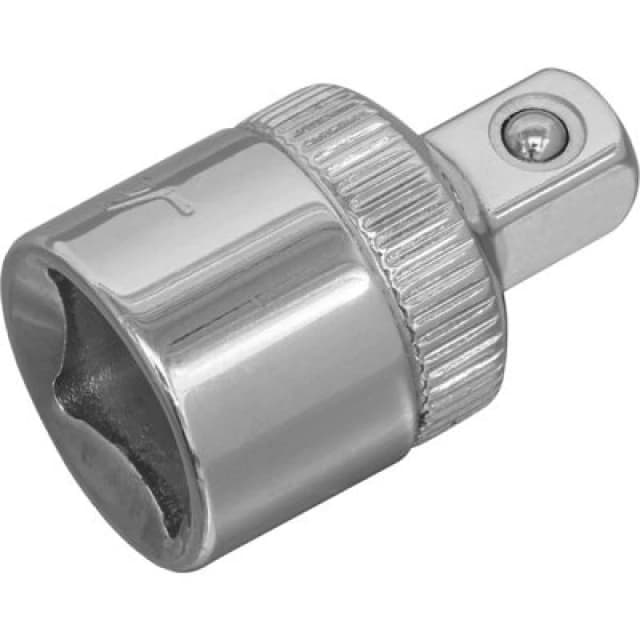 Loops 3/8" Square Drive Female to 1/4" Male Socket Adapter Size Converter Forged Steel Metallics