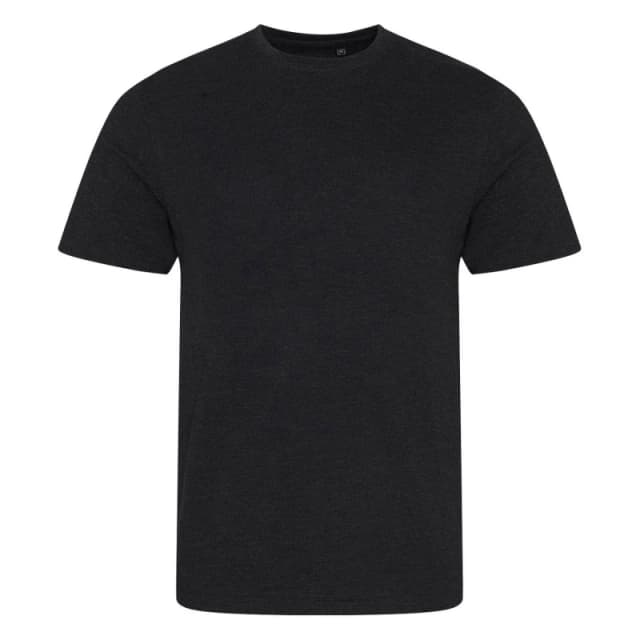 AWDis AWDis Men Just Ts Heather Triblend T-Shirt in Black Size: Small Black S Male 5063470791071