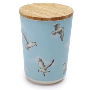 Seagull Bamboo Composite Medium Round Storage Jar