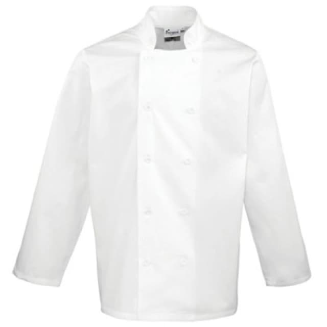 Premier Premier Men Chefs Jacket in White Size: X-Small White XS Male 5055805371430