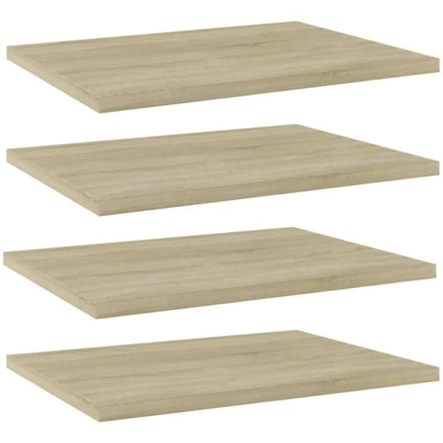 VIDAXL Vidaxl - Bookshelf Boards 4 pcs Sonoma Oak 40x30x1.5cm Engineered Wood 8720286244135