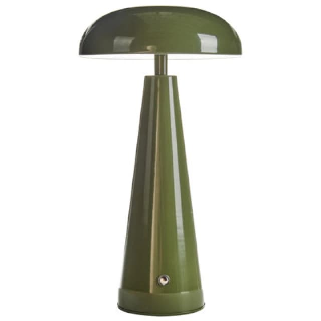 Beliani Wireless LED Table Lamp Bocono With Dimmer Metal Green
