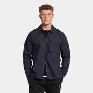 Mens Casuals Pocket Overshirt - Dark Navy - L