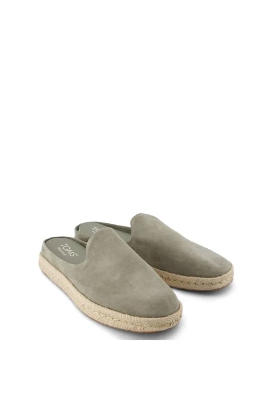 TOMS Mens Santiago Mule in Grey Size: 9 Grey Male 9
