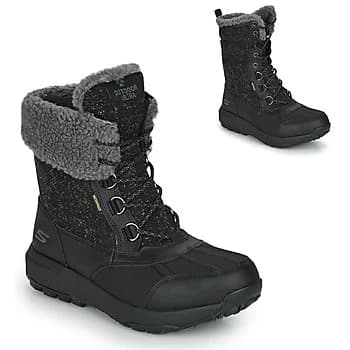 Skechers GRAND JAMS womens Snow boots in Black,4,4.5