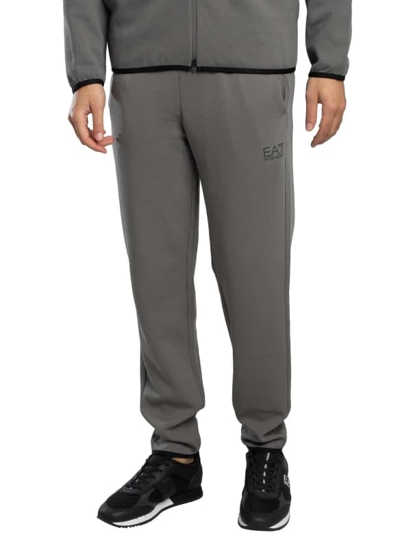 EA7 Side Zip Logo Joggers Smoked Pearl S