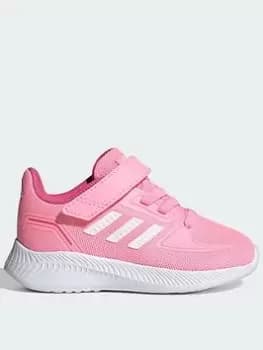 adidas Infant Runfalcon 2.0, Pink/White, Size 3