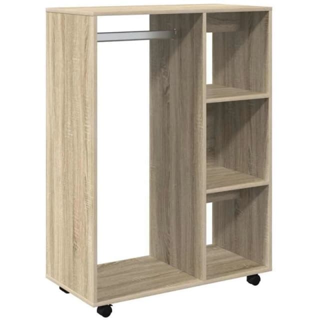 VIDAXL Wardrobe Sonoma Oak 80x40x110cm Engineered Wood Vidaxl 8720286610541