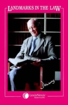 Landmarks in the Law by Alfred Denning Paperback