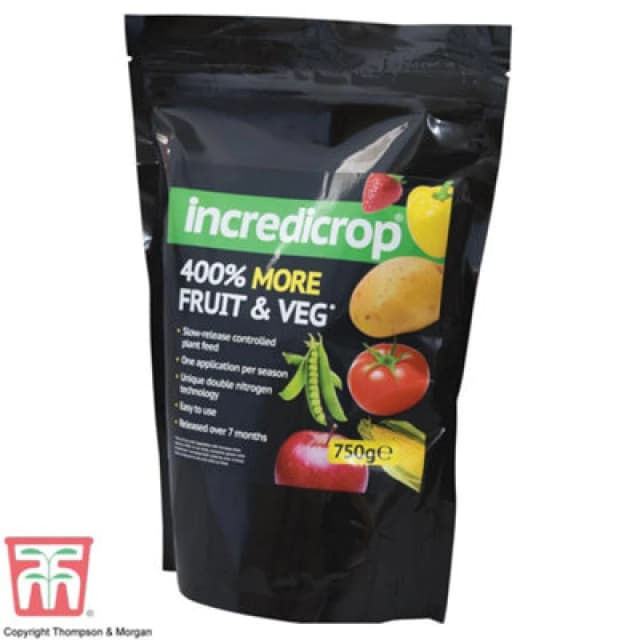 Thompson & Morgan Incredicrop Fruit & Vegetable Plant Fertiliser 750G X 1