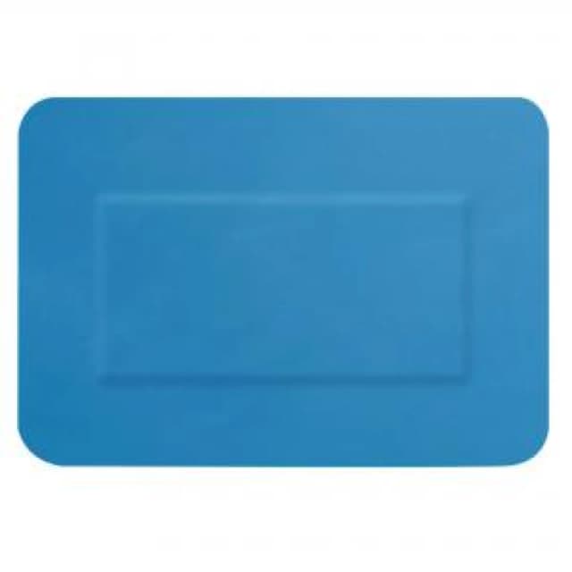 Hygio Detectable Large Patch Plasters 50 Blue (Box of 50)
