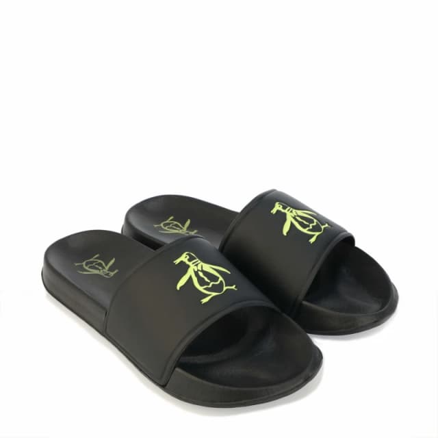 Original Penguin Pier Pool Slider Black male UK 7