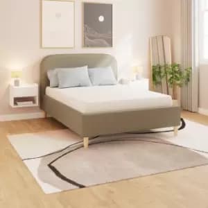 Florence Ottoman Bed Frame Mushroom