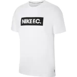 Nike FC T Shirt Mens - White