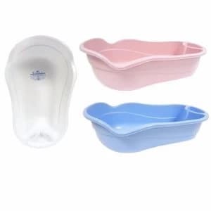 Zexum Lightweight Portable Plastic Baby Bath - Blue