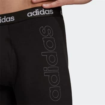 adidas Essentials Logo Boxer Briefs Two-Pack Mens - Black / Black