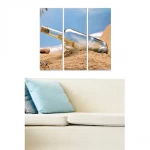 MDFftr1008 Multicolor Decorative MDF Painting (3 Pieces)