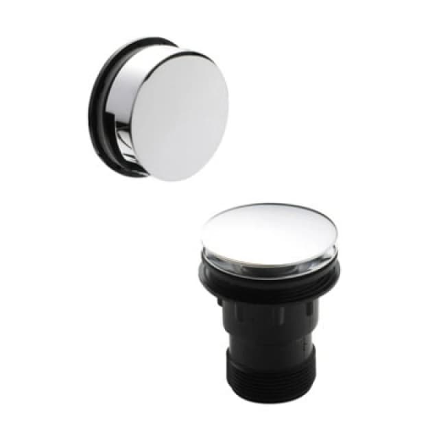 Push Button Bath Waste Chrome