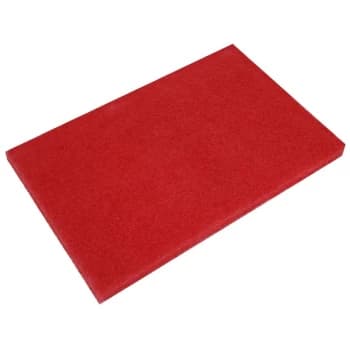 Sealey - RBP1218 Red Buffing Pads 12 x 18 x 1 - Pack of 5