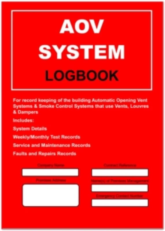 AOV System Logbook Paperback / softback