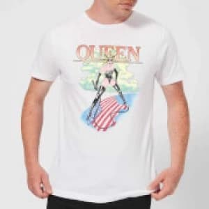 Queen Vintage Tour Mens T-Shirt - White - 3XL