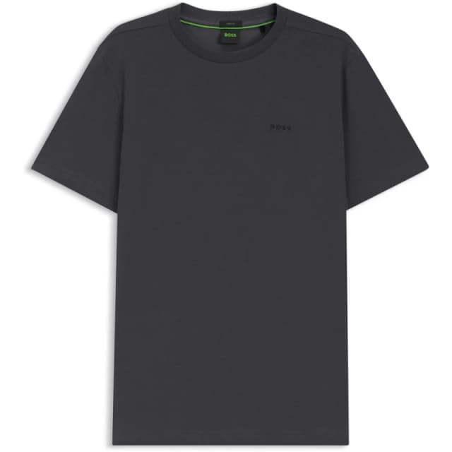 Boss Mens Logo T-Shirt, Logo Design Asphalt 027 male S